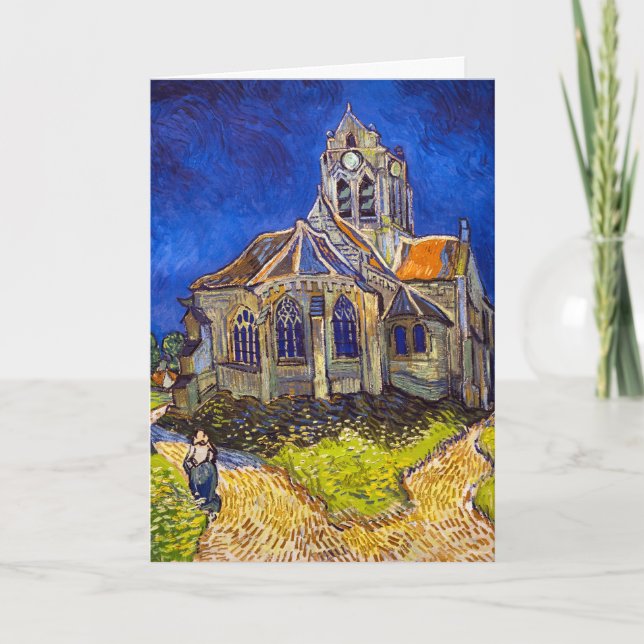 Carte Vincent van Gogh - L'église d'Auvers (Devant)