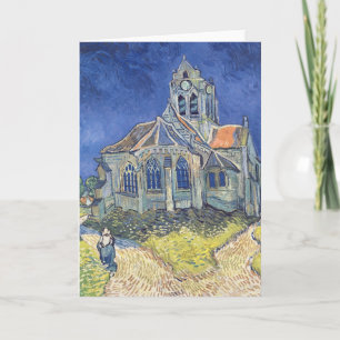 Carte Vincent van Gogh L'église d'Auvers-sur-Oise