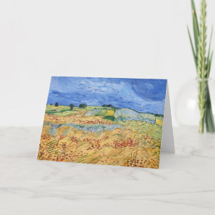 Carte Vincent van Gogh - Les champs / Plaine à Auvers