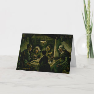 Carte Vincent van Gogh - Les mangeurs de pommes de terre