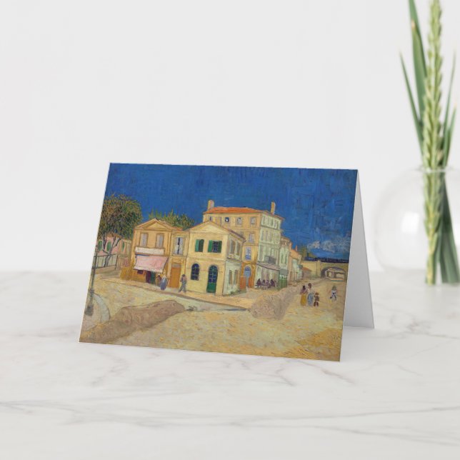 Carte Vincent van Gogh - Maison Jaune / Rue (Devant)