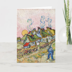 Carte Vincent van Gogh - Maisons et figure
