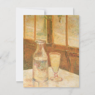 Carte Vincent van Gogh - Nature morte avec de l'absinthe