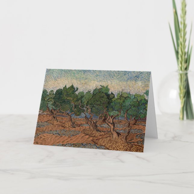 Carte Vincent van Gogh - Olive Grove (Devant)