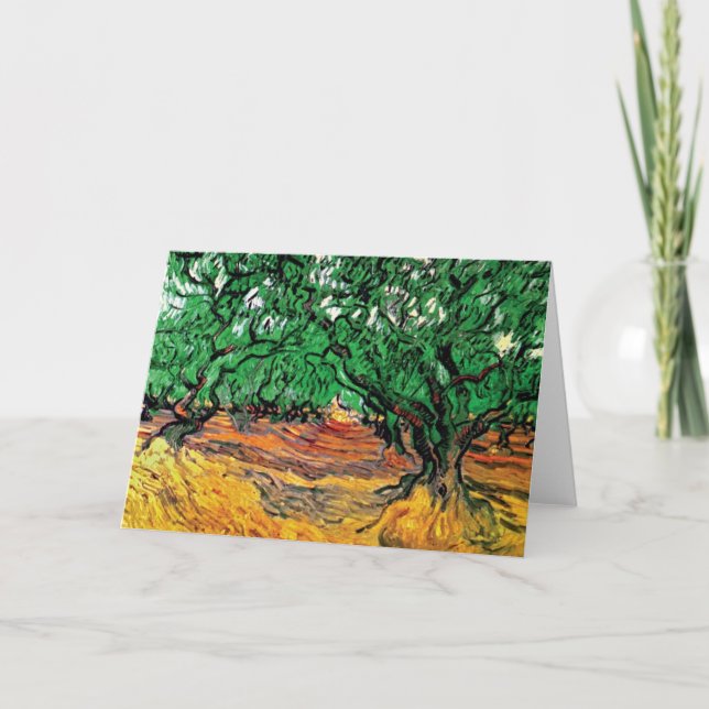 Carte Vincent Van Gogh - Oliviers Beaux-Arts (Devant)
