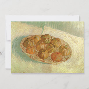 Carte Vincent van Gogh - Panier de pommes à vie continue