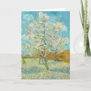 Carte Vincent van Gogh - Poche rose en fleurs