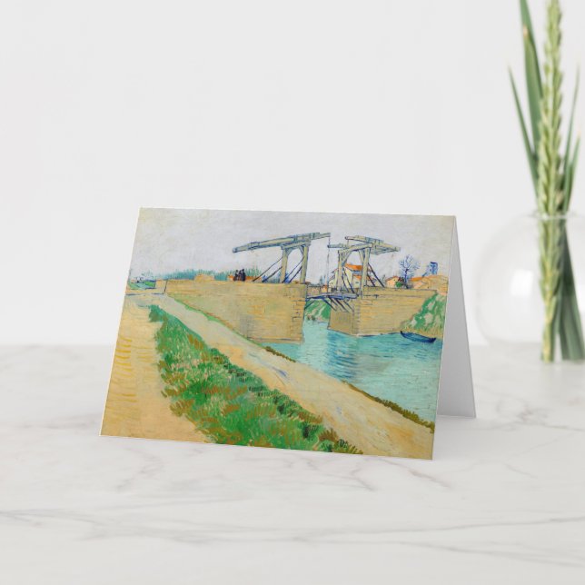 Carte Vincent van Gogh - Pont Langlois à Arles #2 (Devant)