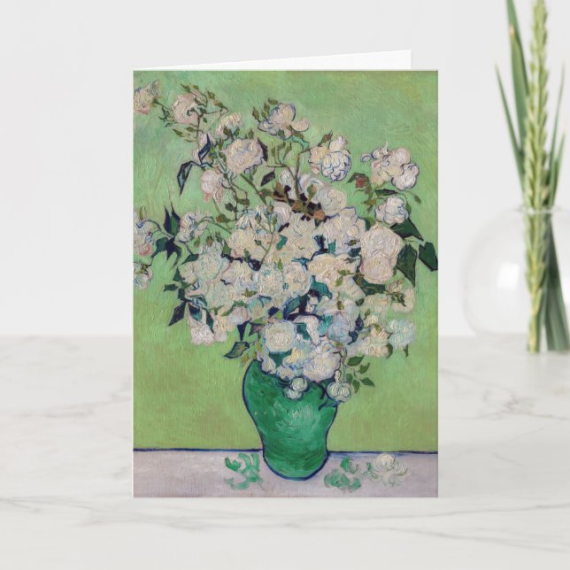 Carte Vincent van Gogh - Rose (Devant)