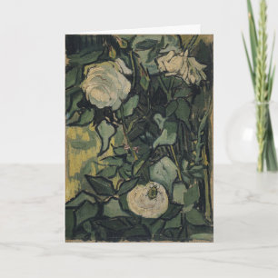 Carte Vincent van Gogh - Roses et coléoptères