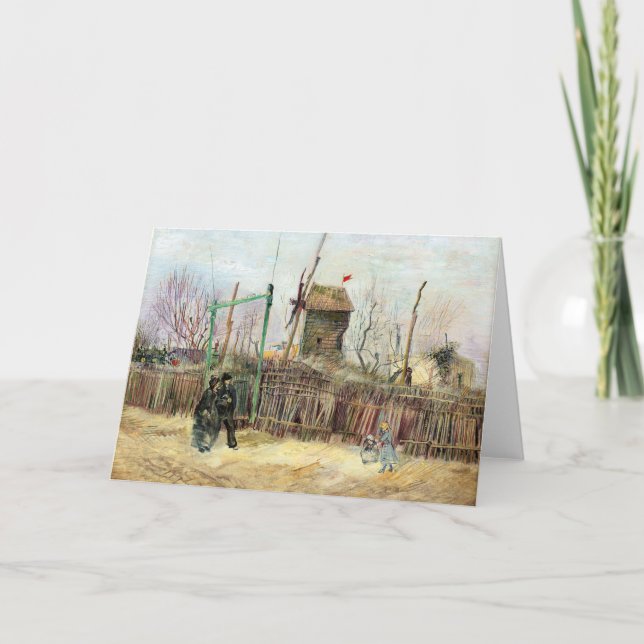 Carte Vincent van Gogh - Street Scene in Montmartre (Devant)