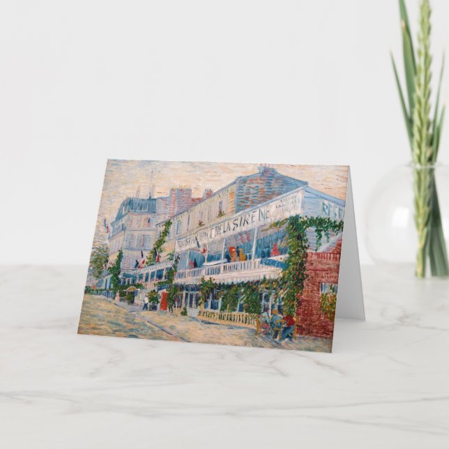 Carte Vincent van Gogh - The Restaurant de la Sirene (Devant)