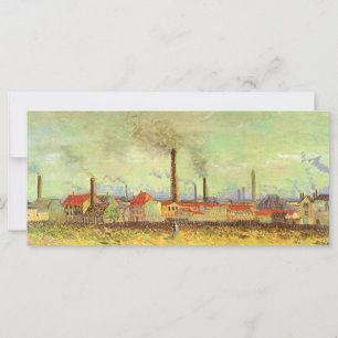 Carte Vincent van Gogh - Usines à Asnières