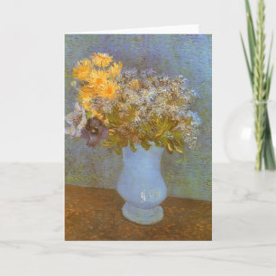 Carte Vincent van Gogh Vase de Lilacs, Daisées, Anémones