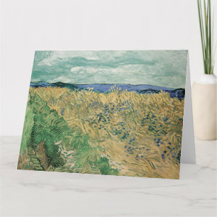 Carte Vincent Van Gogh, Wheatfield Avec Cornflowers