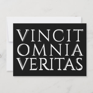 Carte VINCIT OMNIA VERITAS - Lumière