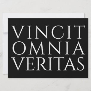 Carte VINCIT OMNIA VERITAS - Lumière
