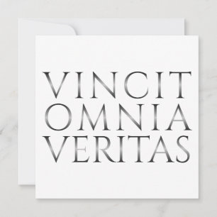 Carte VINCIT OMNIA VERITAS - Lumière