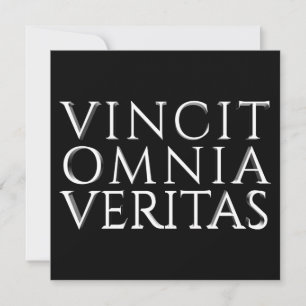 Carte VINCIT OMNIA VERITAS - Lumière
