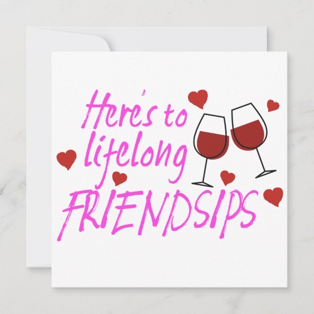 Carte Vins Galentines jour de la vie (Devant)