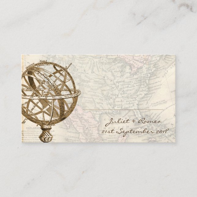 Carte vintage (Devant)