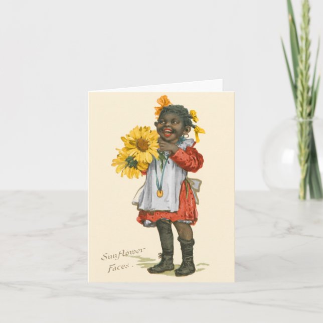 Carte vintage Afro-Américaine (Devant)