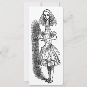 Carte Vintage Alice Adventures in Wonderland par Tenniel