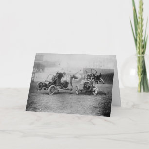 Carte Vintage "Auto Polo Sport" Voiture Motorsports