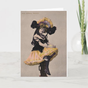 Carte *Vintage Can Can Dancer*