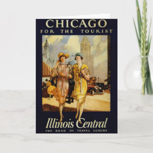 Carte Vintage Chicago