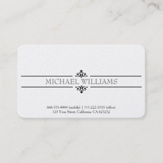 CARTE VINTAGE CLASSIQUE CHEVALIER ÉLÉGANT