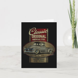 Carte Vintage Clic Original American Old Pickup Truck 19