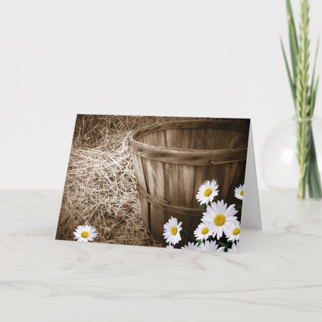 Carte Vintage Daisy (Devant)