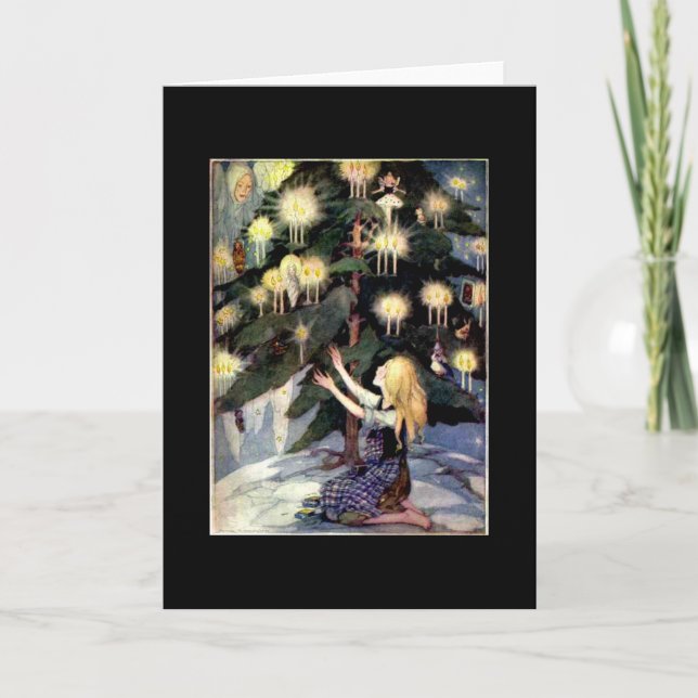 Carte vintage de conte de fées (Devant)