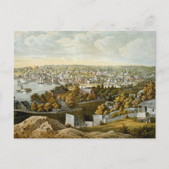 Carte vintage de Georgetown (1855) (Devant)