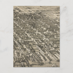 Carte vintage de Hoboken NJ (1881)