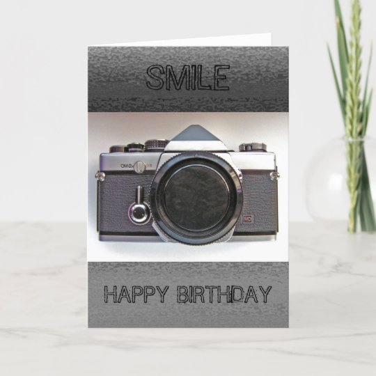 Carte Vintage De Joyeux Anniversaire De Sourire Zazzle Ca