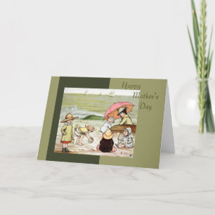 Carte vintage de la Fête des mères