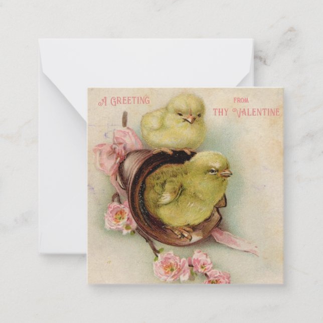 Carte vintage de la Saint-Valentin (Devant)