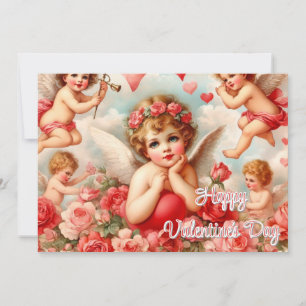 Carte vintage de la Saint-Valentin