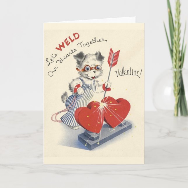 Carte vintage de la Saint-Valentin (Devant)