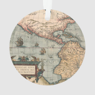 Carte vintage de l'Amérique du Nord