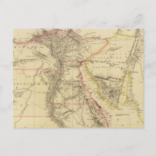Carte vintage de l'Egypte (1832)