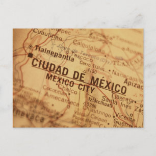 Carte Vintage de MEXICO