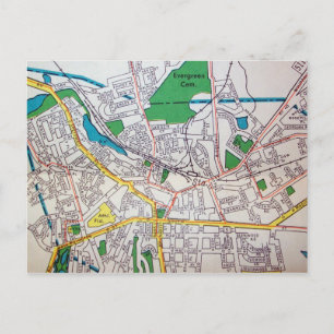 Carte Vintage de Morristown, NJ