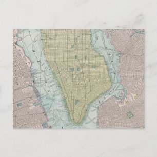 Carte vintage de New York (1901)