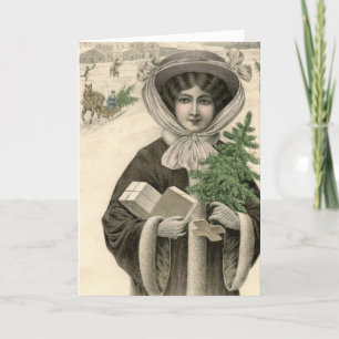 Carte vintage de Noël
