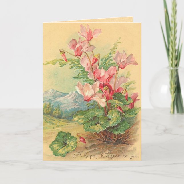 Carte vintage de Pâques (Devant)