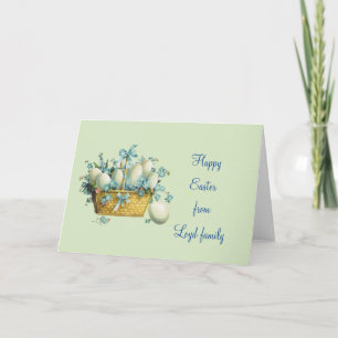 Carte Vintage de Pâques