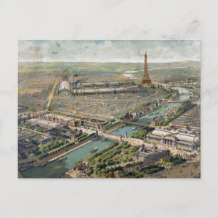 Carte vintage de Paris (1900)